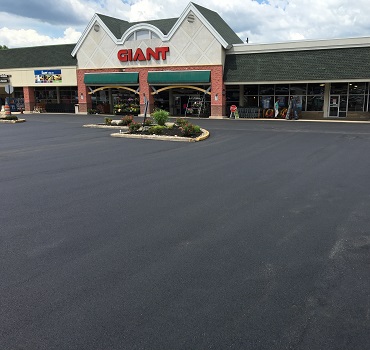 Asphalt Maintenance, Inc. - Malvern PA, Before & After large scale paving project.